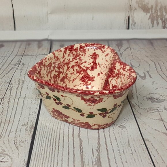 Heart Shaped Bowl And Candle Holder Set The Proper Place Winfield KS Spongewear - Picture 4 of 14